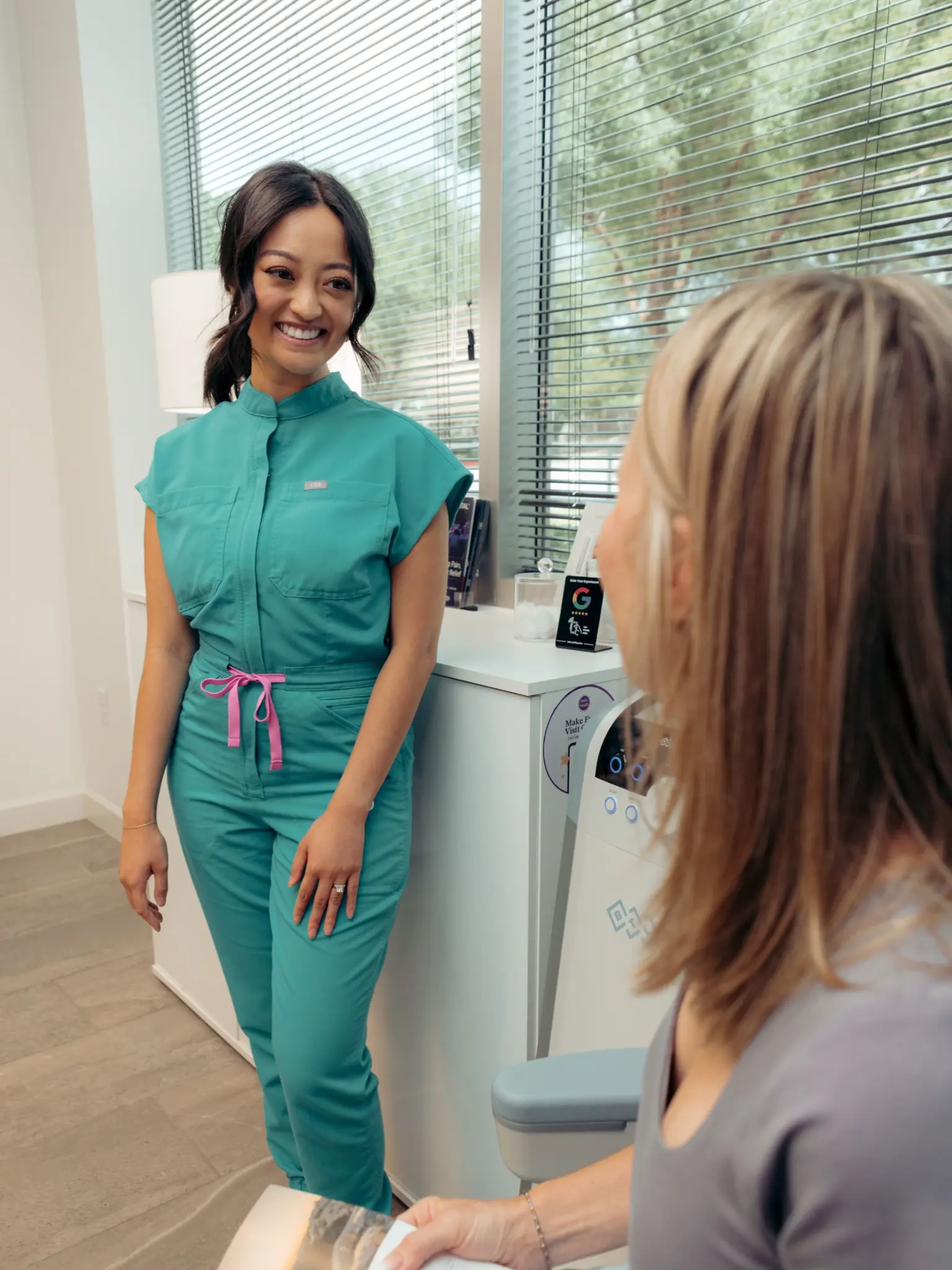 Helio Health clinician providing thoughtful, personalized care